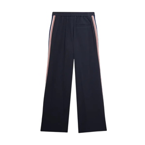 Mint Velvet Navy Side Stripe Trousers